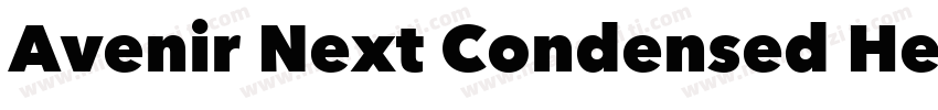 Avenir Next Condensed Heavy字体转换